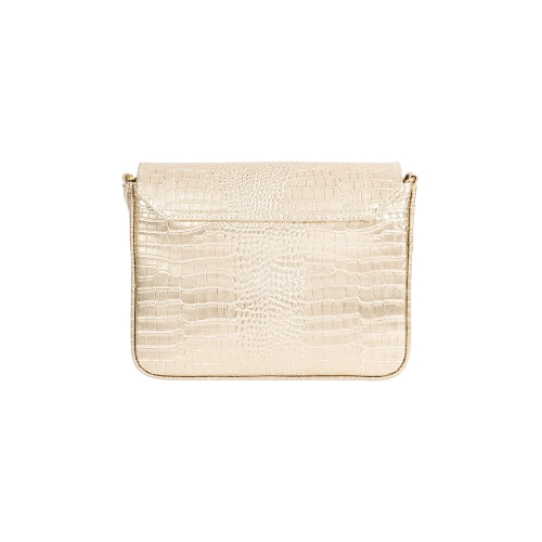 Textured Flap Chain Shoulder Bag