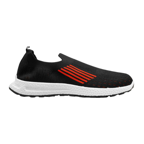 Black Slip-On Casual Sneakers for Women
