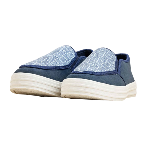 Blue Slip-On Casual Sneakers for Women