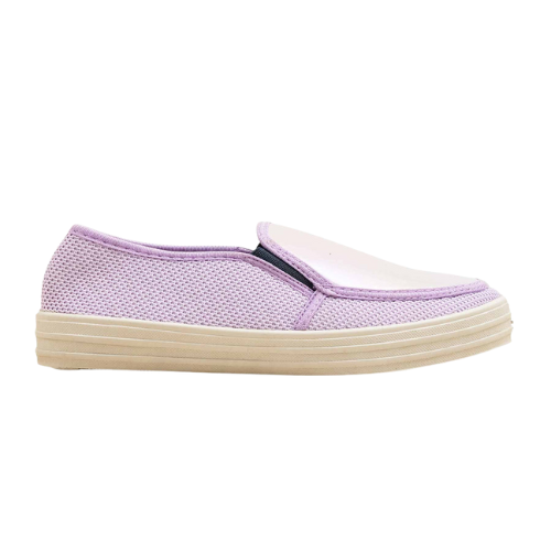 Purple Slip-On Casual Sneakers for Women