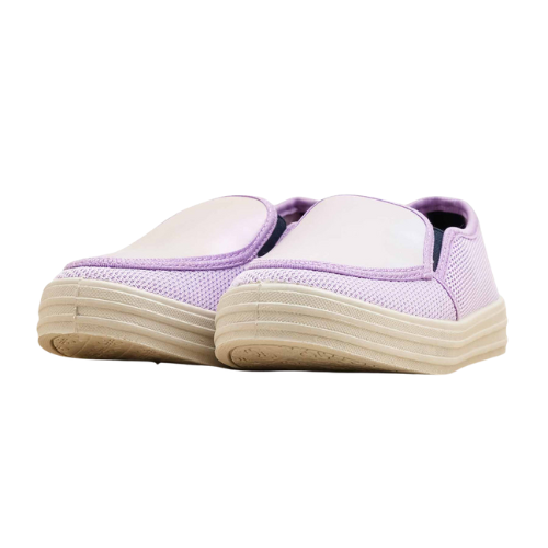 Purple Slip-On Casual Sneakers for Women